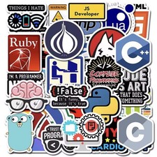 Listing image for 50PCS Programming Stickers Coding Python Java Computer Science Laptop DIY Phone