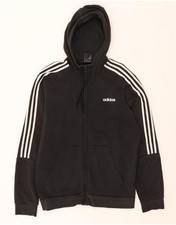 Listing image for ADIDAS Mens Zip Hoodie Sweater Large Black AI05