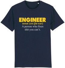 Listing image for Engineer Fixes Sh*t You Can't T-Shirt Funny Joke Novelty Engineering Gift Idea