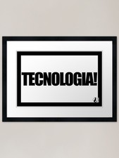 Listing image for TECHNOLOGY! Framed Art Print Framed Wall Art Poster Canvas Print Picture