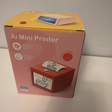 Listing image for Smart AI Voice Sticker Printer Box, Mini Thermal Label Printer with Display