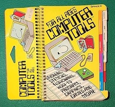 Listing image for Computer Tools 1984 Spindex Stickers Graphics Programming Chart MAC Rare 1st Ed