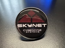 Listing image for Terminator Movie Enamel Pin Badge Cyberdyne Systems AI Skynet Metal Alloy Brooch