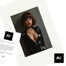 Listing image for A4 ART PRINT Catwoman Cosplay 4 ART by Ai2 Collectible Ltd Edition 1 of 1 AP